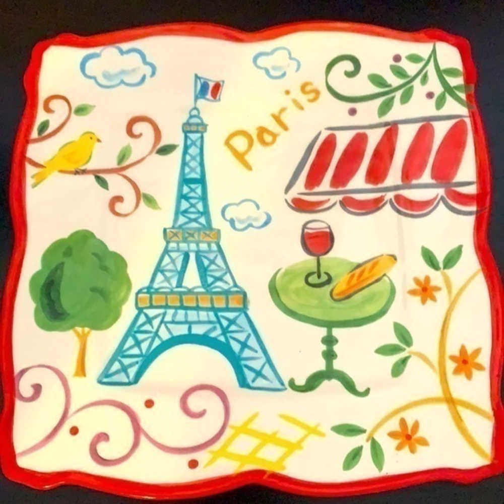 Paris Decorative plate
